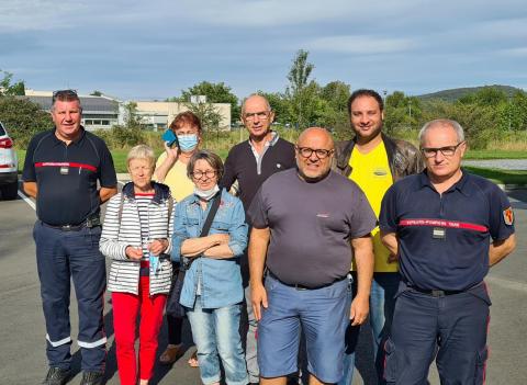 LE CONSEIL CITOYEN CHEZ LES POMPIERS