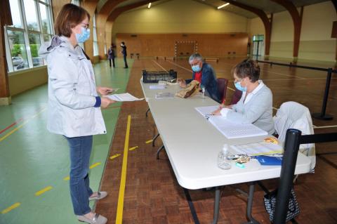 Distribution de masques Aussillon